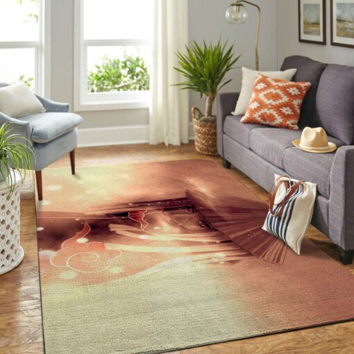 Naruto Themed Living Room Area Rug