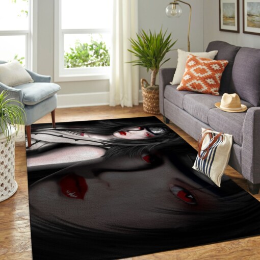 Naruto Themed Living Room Area Rug