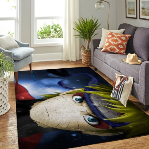 Naruto Themed Living Room Area Rug