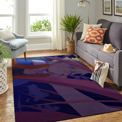 Naruto Themed Living Room Area Rug