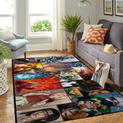 Naruto Themed Living Room Area Rug