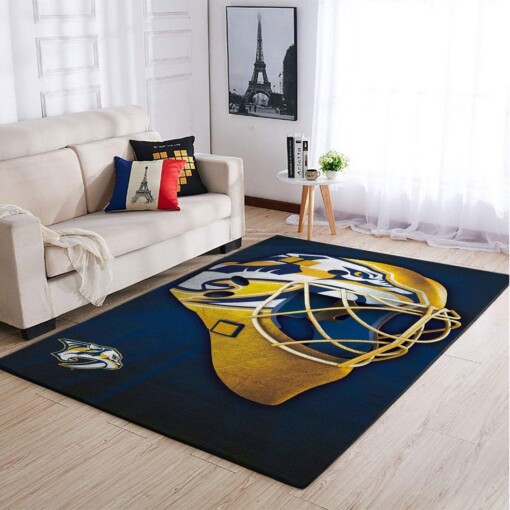 Nashville Predators Living Room Area Rug