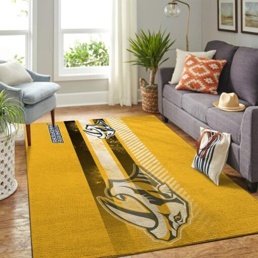 Nashville Predators Living Room Area Rug