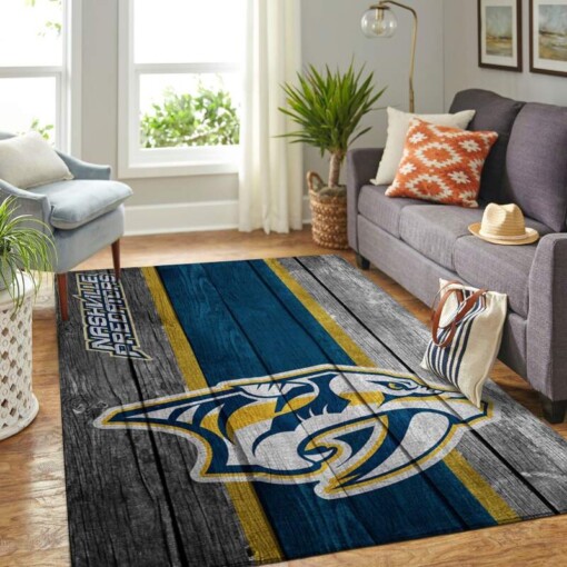 Nashville Predators Living Room Area Rug