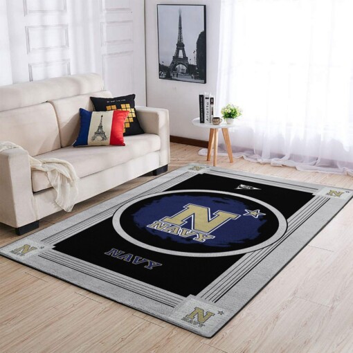 Navy Midshipmen Living Room Area Rug