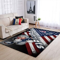 New England Patriots Living Room Area Rug