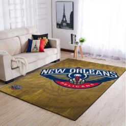 New Orleans Pelicans Living Room Area Rug