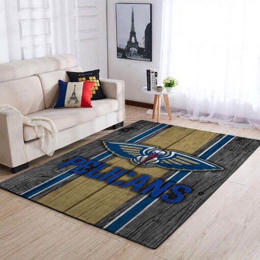 New Orleans Pelicans Living Room Area Rug