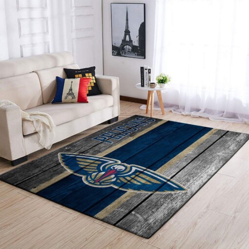 New Orleans Pelicans Living Room Area Rug