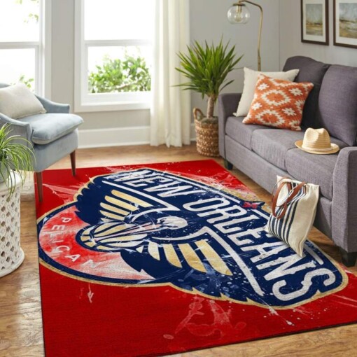 New Orleans Pelicans Living Room Area Rug