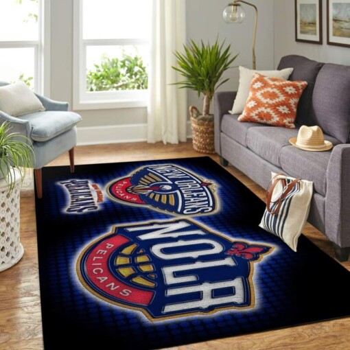 New Orleans Pelicans Living Room Area Rug