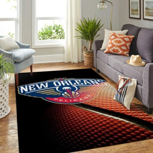 New Orleans Pelicans Living Room Area Rug