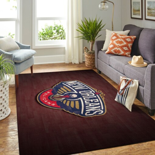 New Orleans Pelicans Living Room Area Rug