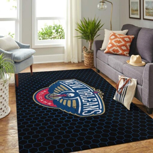 New Orleans Pelicans Living Room Area Rug