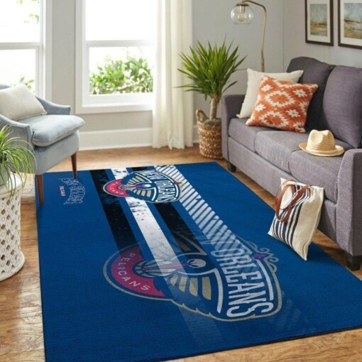 New Orleans Pelicans Living Room Area Rug