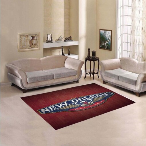 New Orleans Pelicans Living Room Area Rug