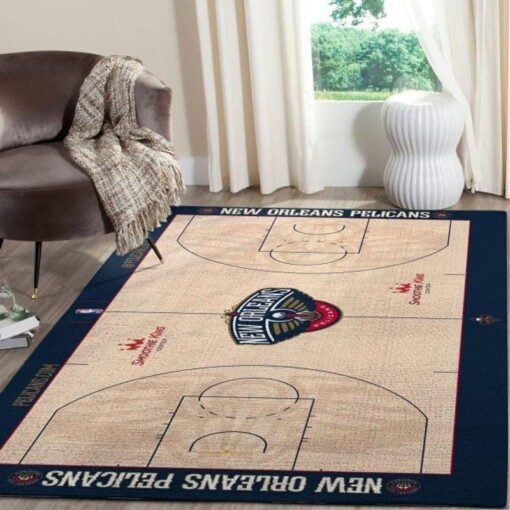 New Orleans Pelicans Living Room Area Rug