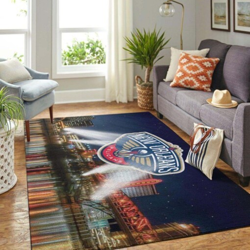 New Orleans Pelicans Living Room Area Rug