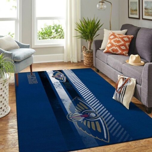 New Orleans Pelicans Living Room Area Rug