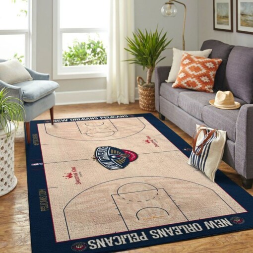 New Orleans Pelicans Living Room Area Rug