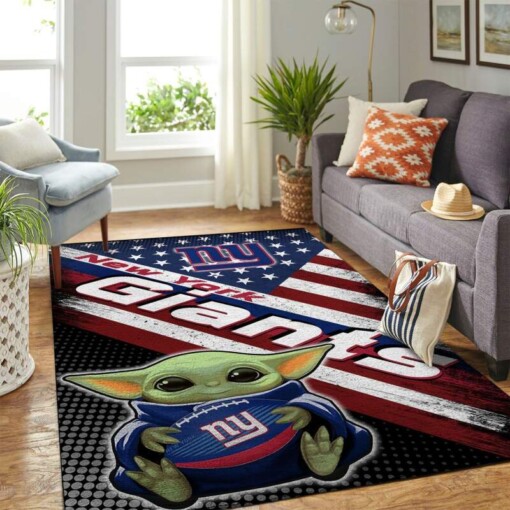 New York Giants Living Room Area Rug