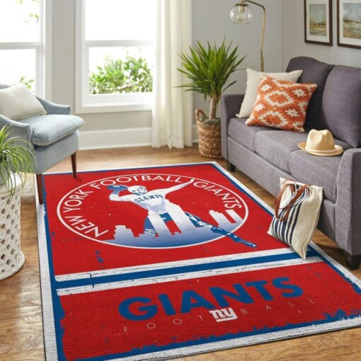 New York Giants Living Room Area Rug