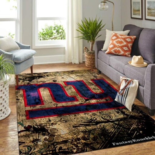 New York Giants Living Room Area Rug