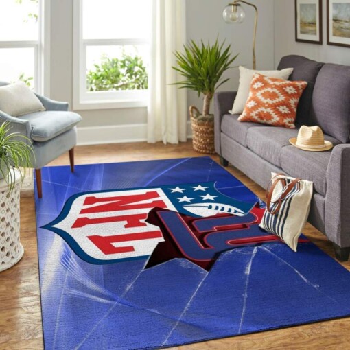 New York Giants Living Room Area Rug