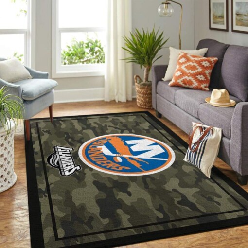 New York Islanders Living Room Area Rug