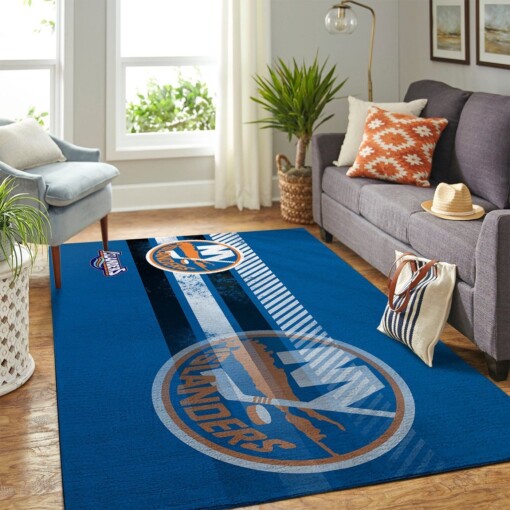 New York Islanders Living Room Area Rug