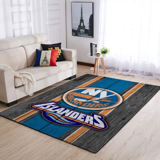 New York Islanders Living Room Area Rug