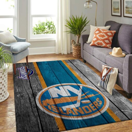 New York Islanders Living Room Area Rug