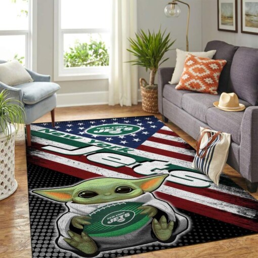 New York Jets Living Room Area Rug