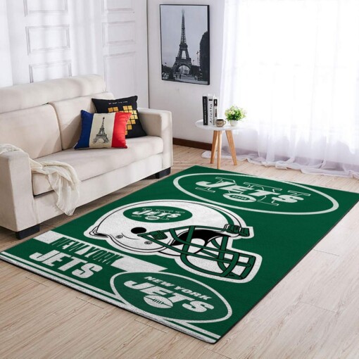 New York Jets Living Room Area Rug