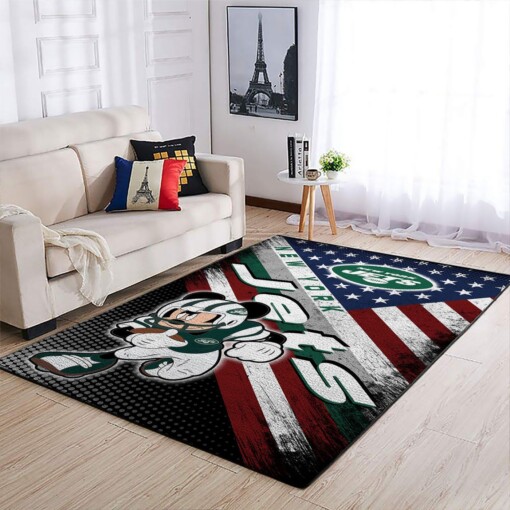 New York Jets Living Room Area Rug