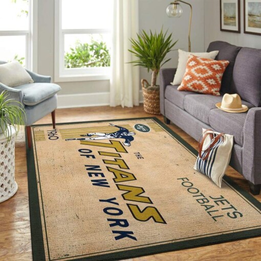 New York Jets Living Room Area Rug