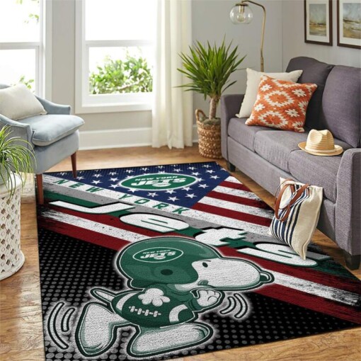 New York Jets Living Room Area Rug