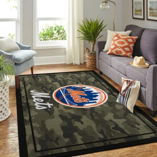 New York Mets Living Room Area Rug