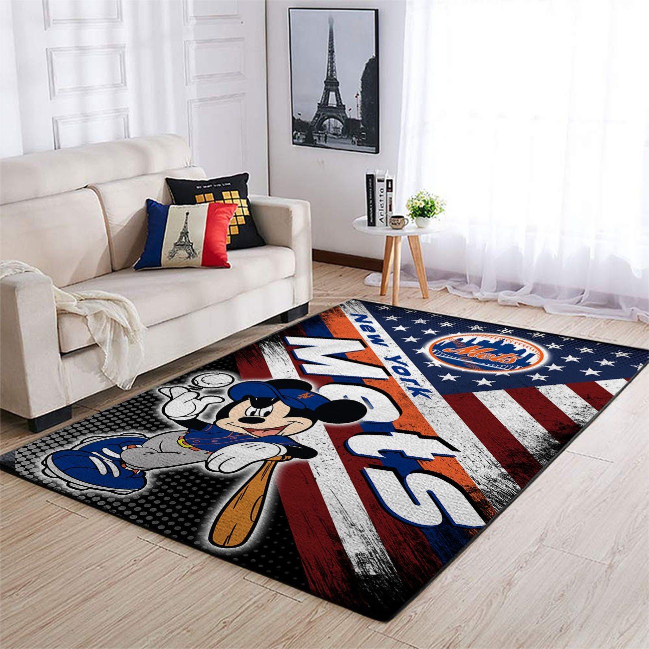 New York Mets Living Room Area Rug