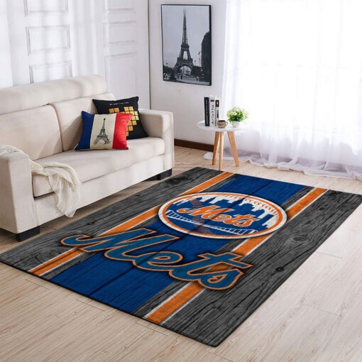 New York Mets Living Room Area Rug