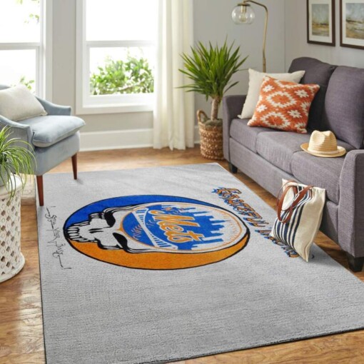 New York Mets Living Room Area Rug