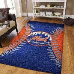 New York Mets Living Room Area Rug