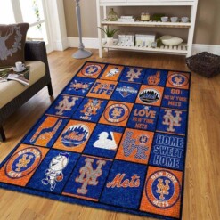 New York Mets Living Room Area Rug