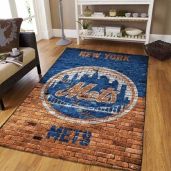 New York Mets Living Room Area Rug