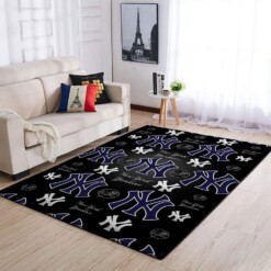 New York Yankees Living Room Area Rug