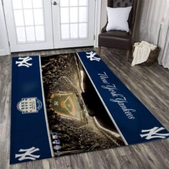 New York Yankees Living Room Area Rug