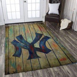 New York Yankees Living Room Area Rug