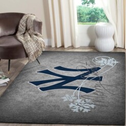 New York Yankees Living Room Area Rug