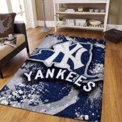 New York Yankees Living Room Area Rug