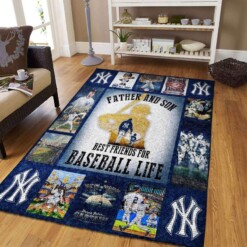 New York Yankees Living Room Area Rug